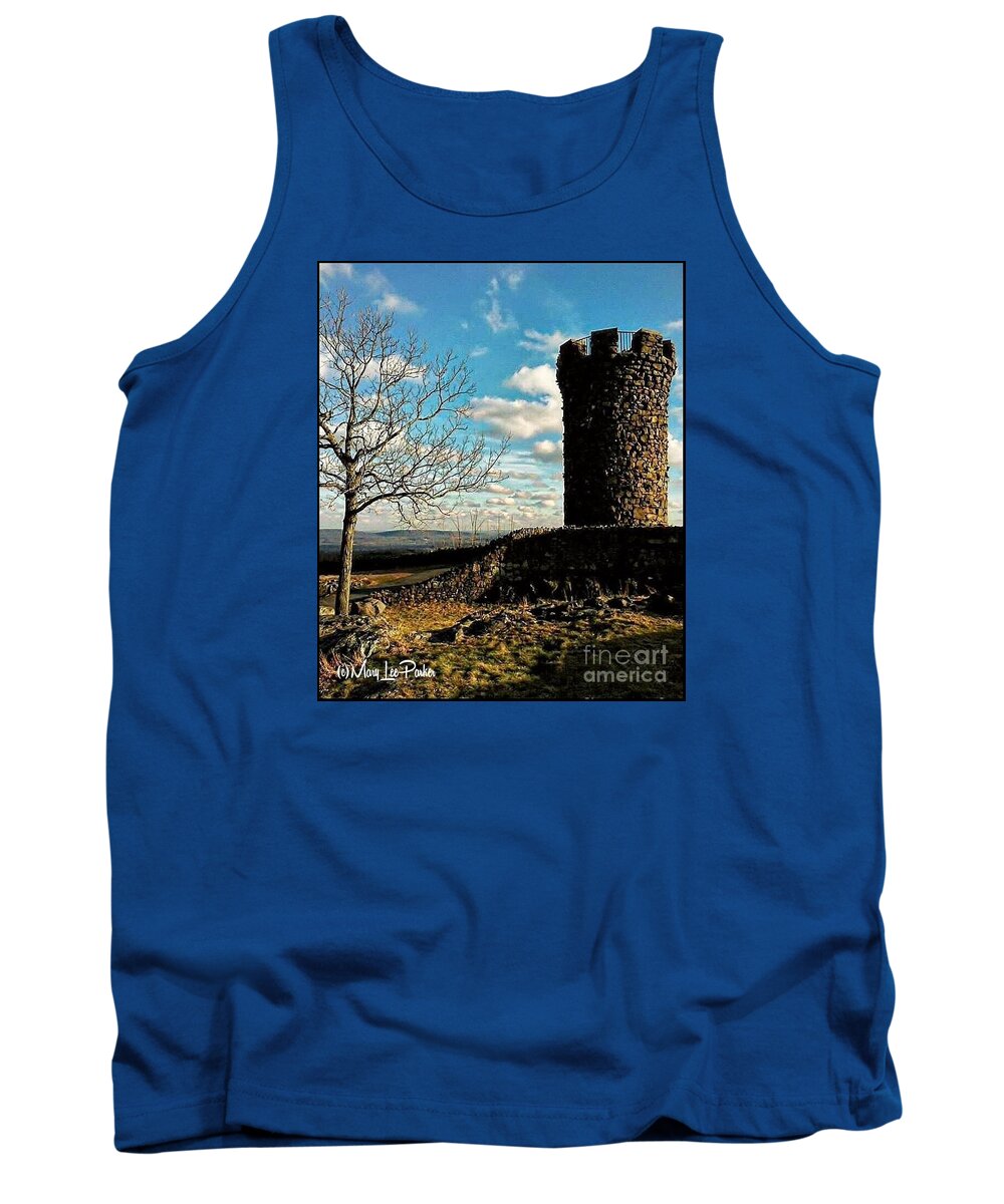 Photograph Tank Top featuring the mixed media A Day At Craigs Castle  by MaryLee Parker