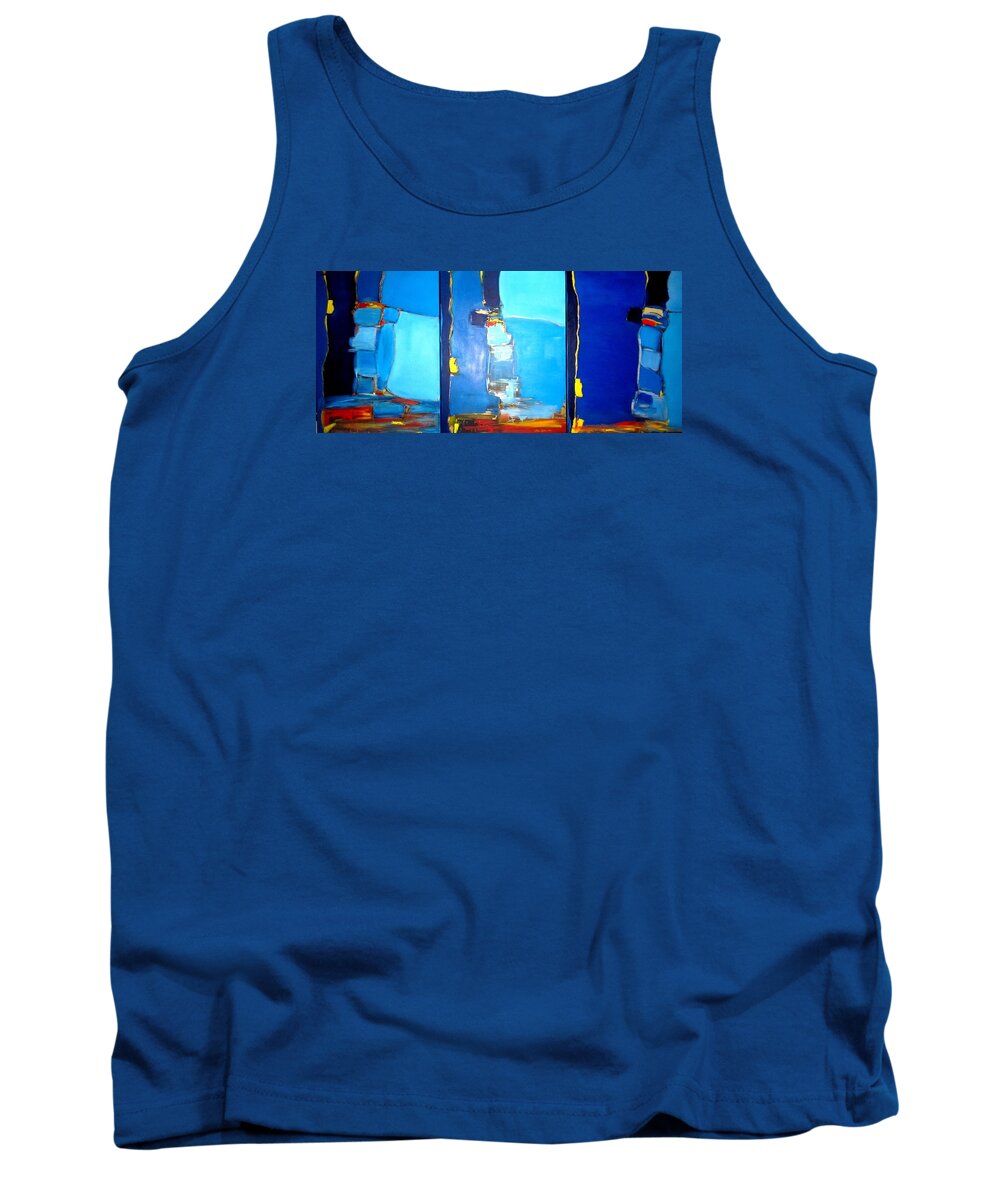  Tank Top featuring the painting Adriatic by Lilliana Didovic