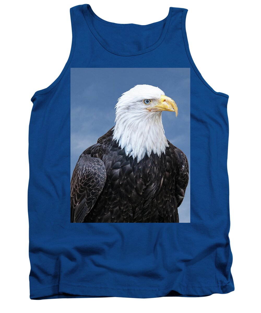 Alaska Tank Top featuring the photograph Bald Eagle by Norman Peay