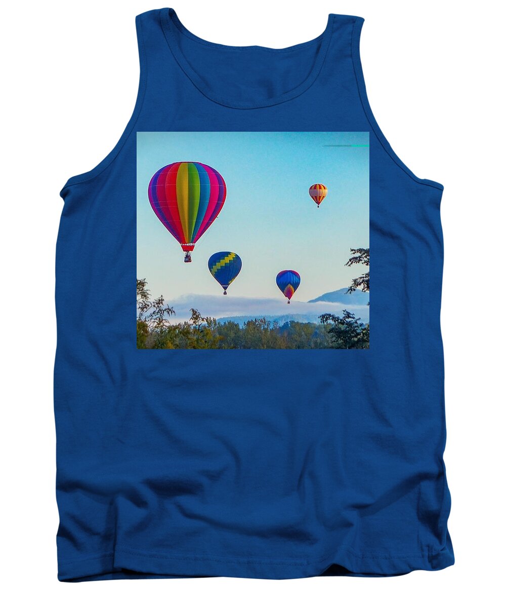  Tank Top featuring the photograph Balloons in a frame by Kendall McKernon