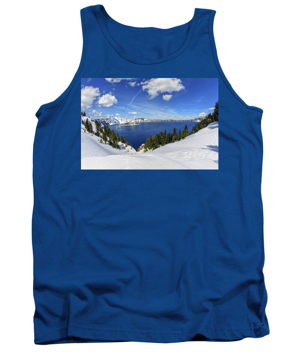 Mark Whitt Tank Top featuring the photograph Beautiful Crater Lake by Mark Whitt
