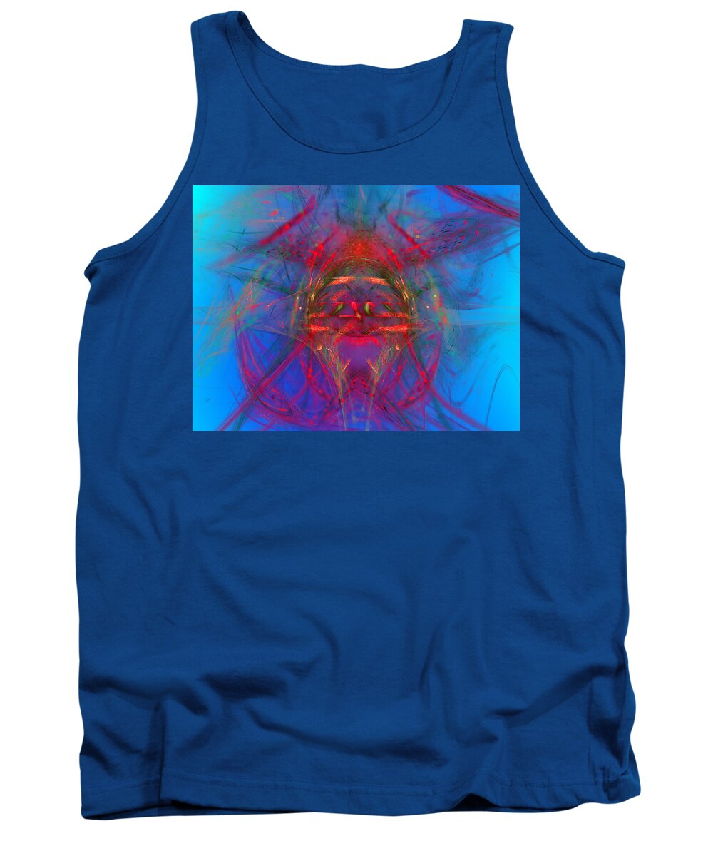 Art Tank Top featuring the digital art Beautiful Minds by Jeff Iverson