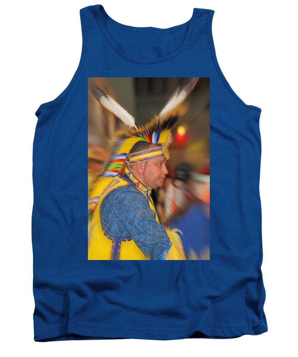 Native Americans Tank Top featuring the photograph Bold and Proud by Audrey Robillard