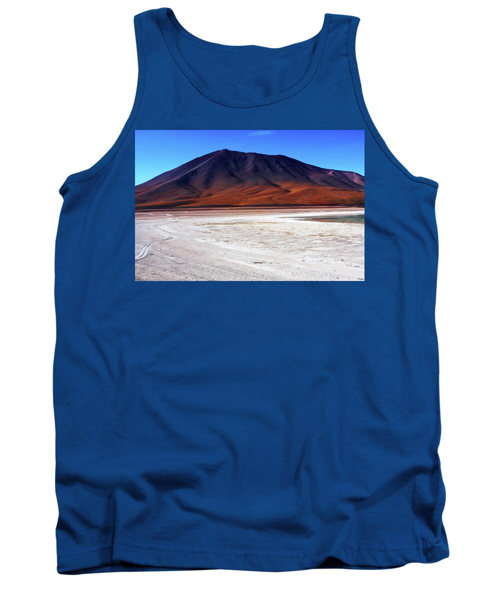 Color Tank Top featuring the photograph Bolivian Altiplano, South America by Aidan Moran