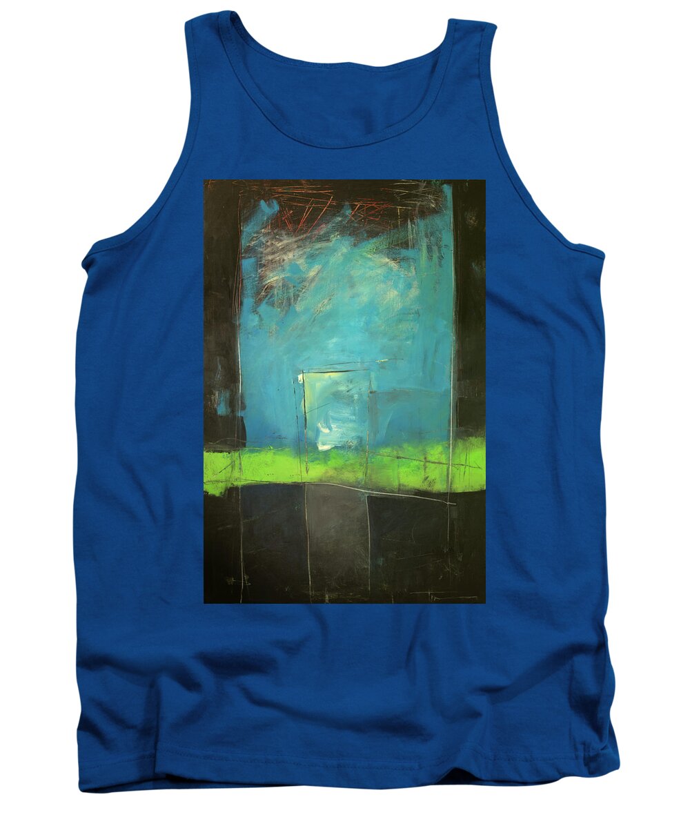 Landscape Tank Top featuring the painting Cathartic Landscape by Tim Nyberg
