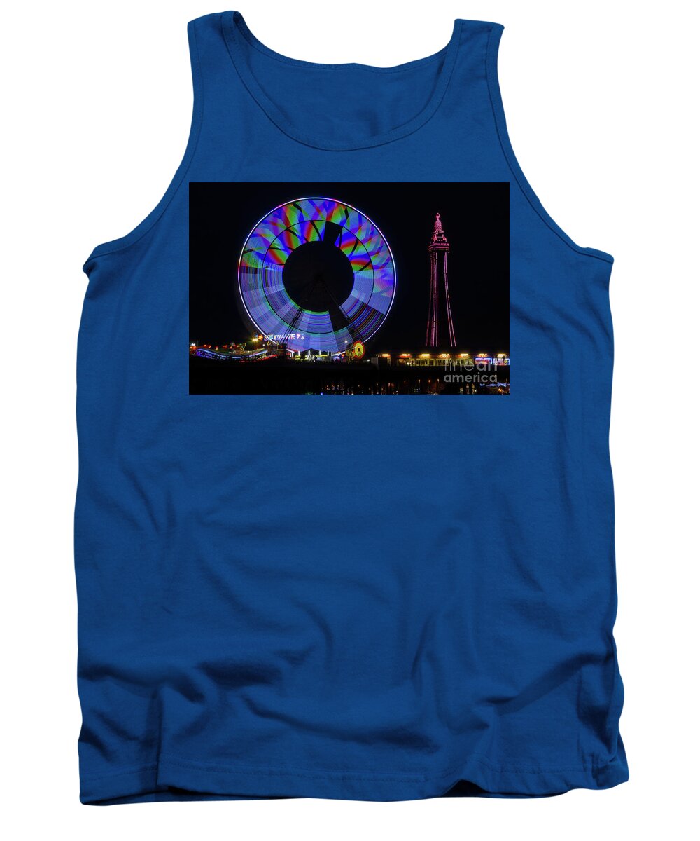 Blackpool Tank Top featuring the photograph Central Pier Blackpool by Steev Stamford