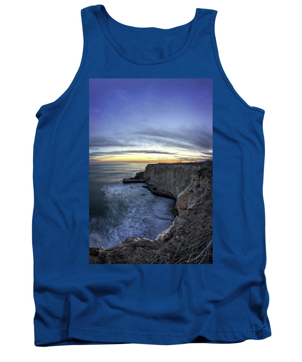 Sunset Tank Top featuring the photograph Davenport Bluffs at Sunset by Morgan Wright