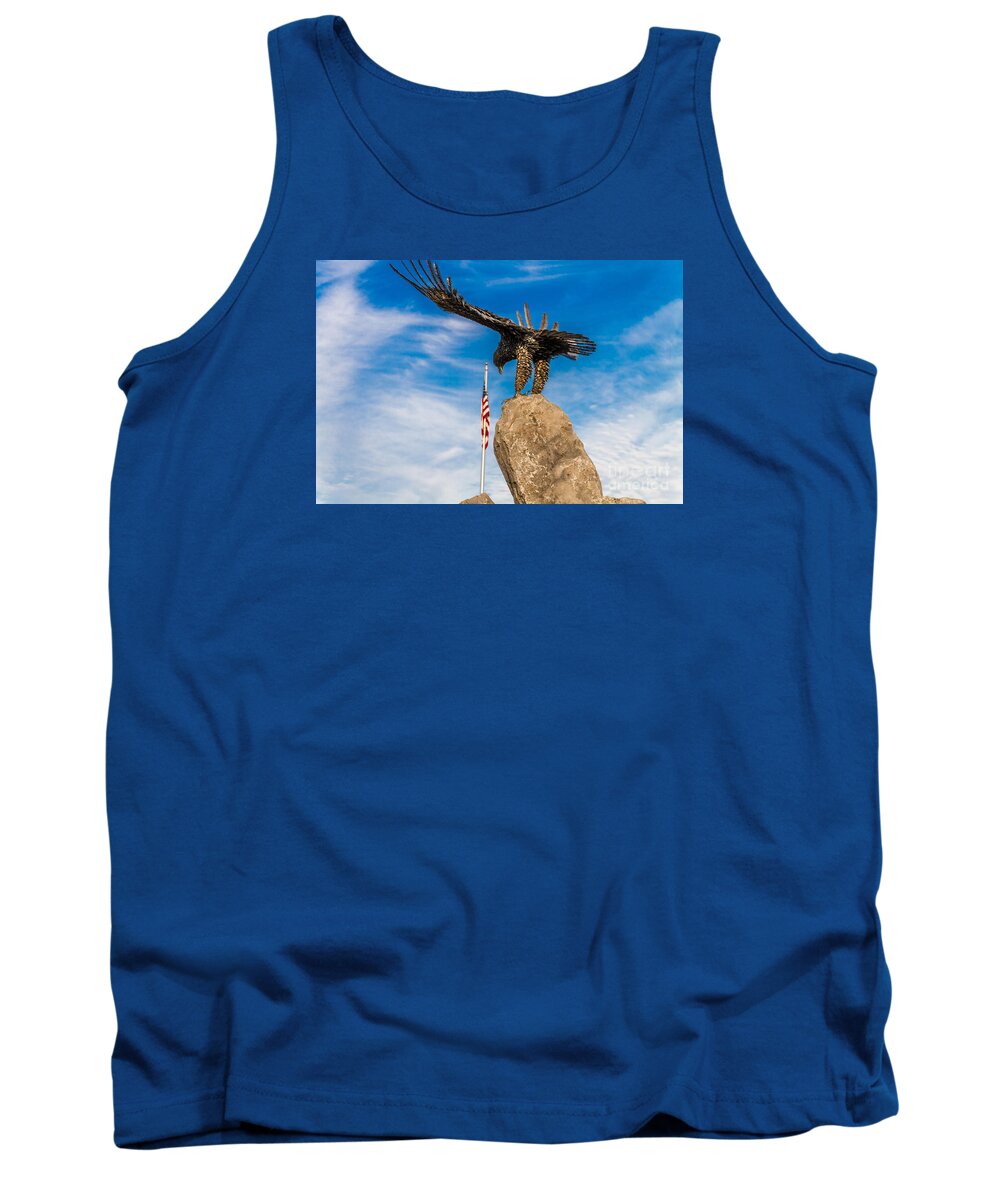 Buckland Park Tank Top featuring the photograph Eagle Salute by William Norton