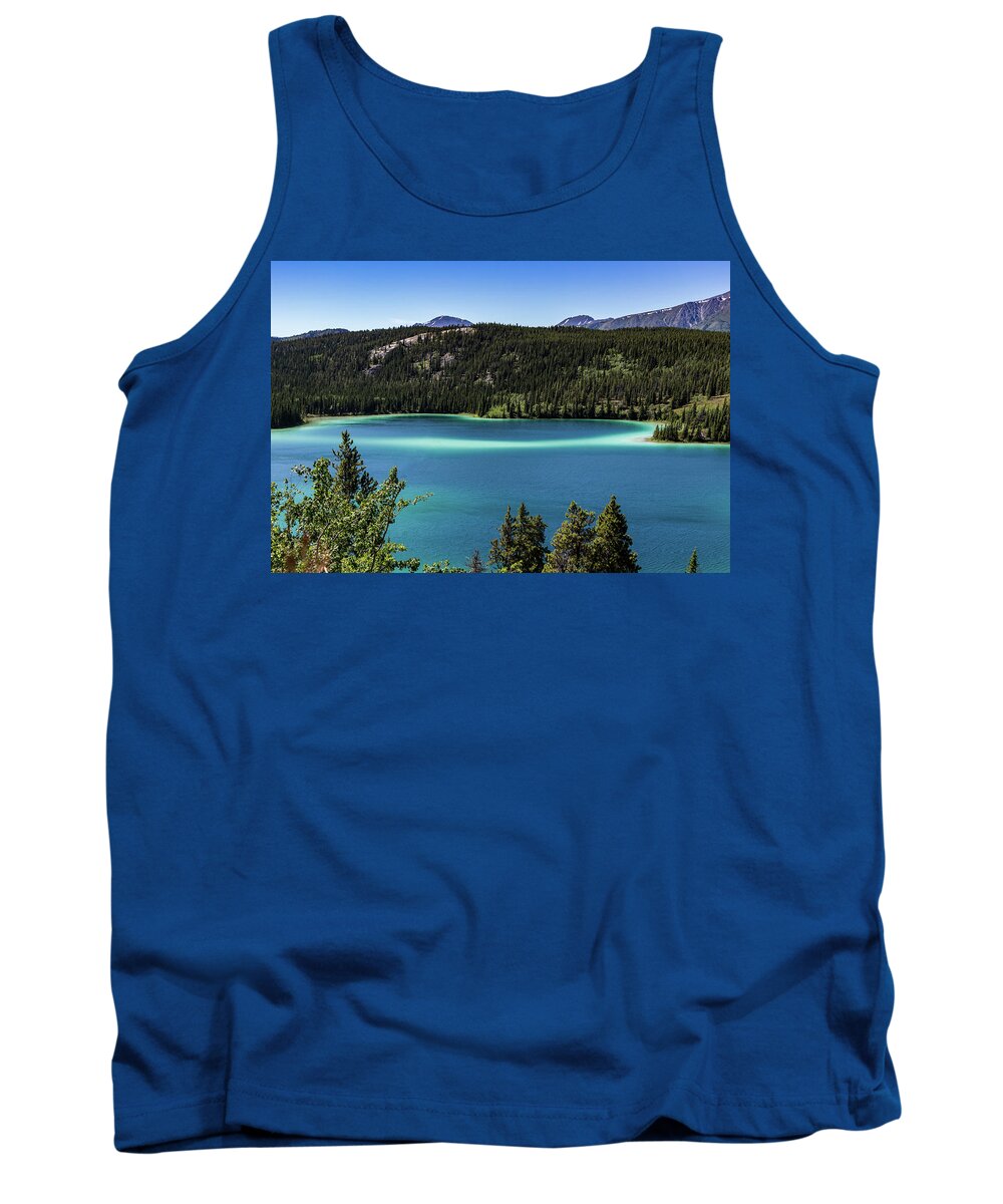 Canada Tank Top featuring the photograph Emerald Lake 2 by Ed Clark