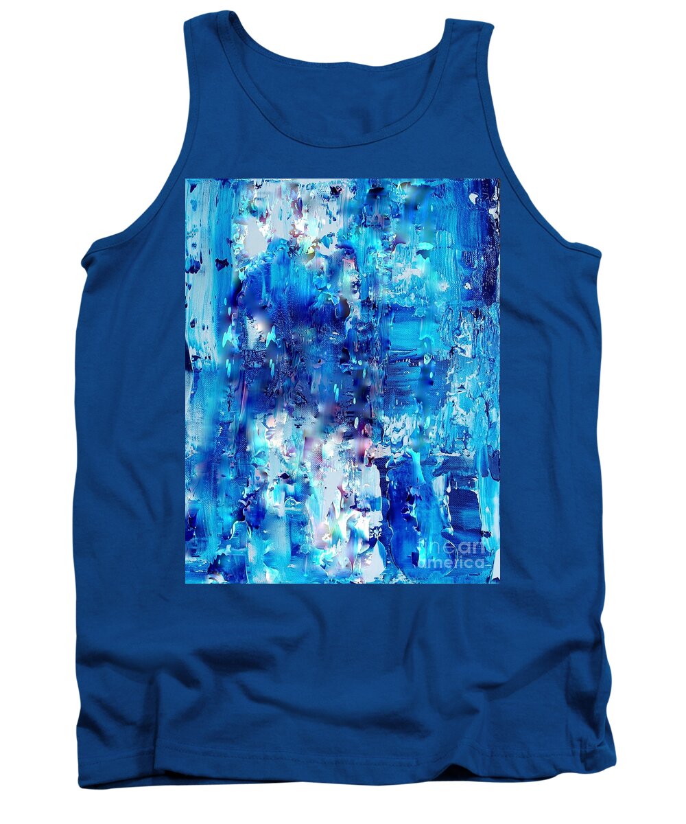Painting-abstract Acrylic Tank Top featuring the mixed media Endless Fascination by Catalina Walker