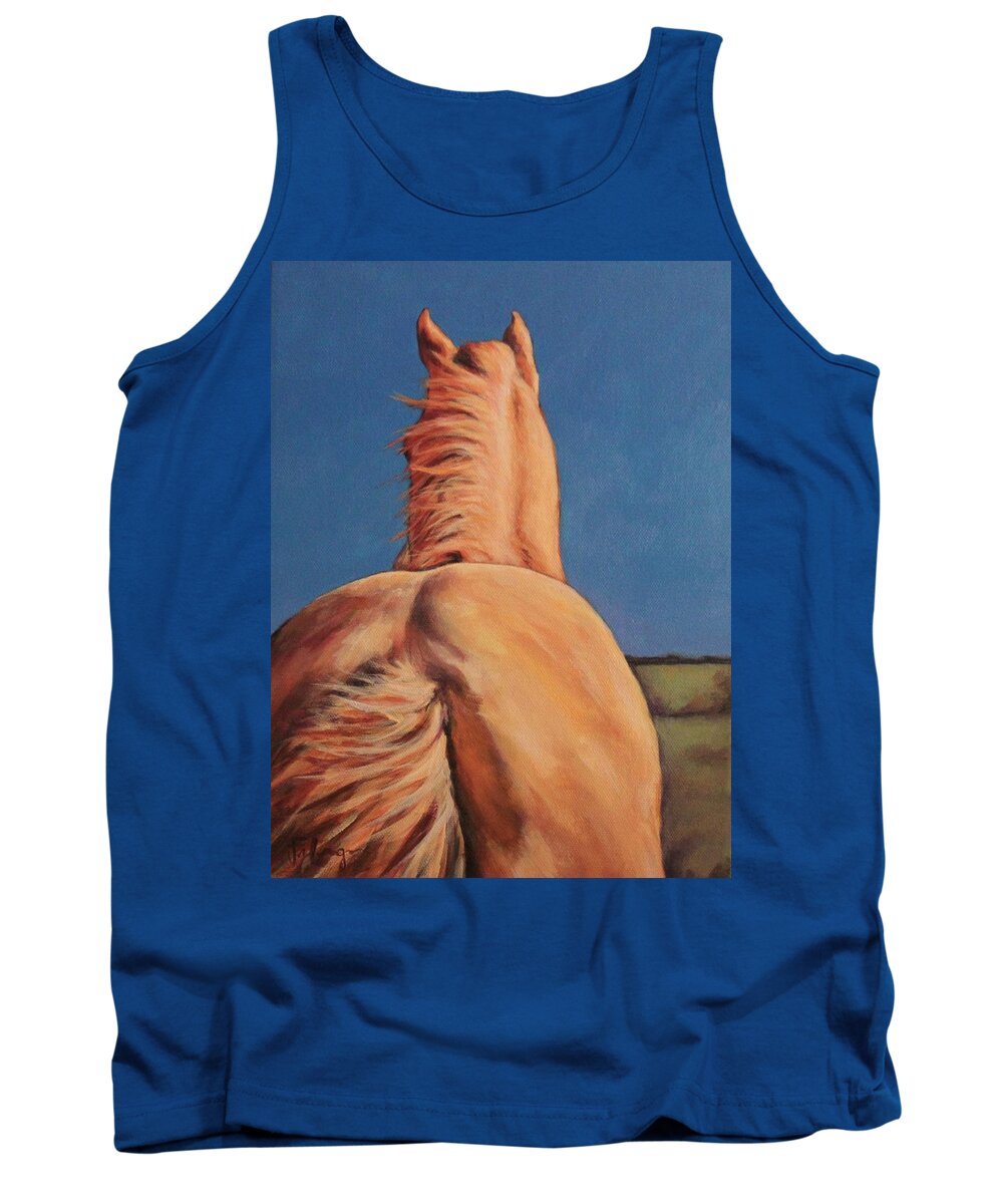 Joan Frimberger Tank Top featuring the painting First Watch by Joan Frimberger