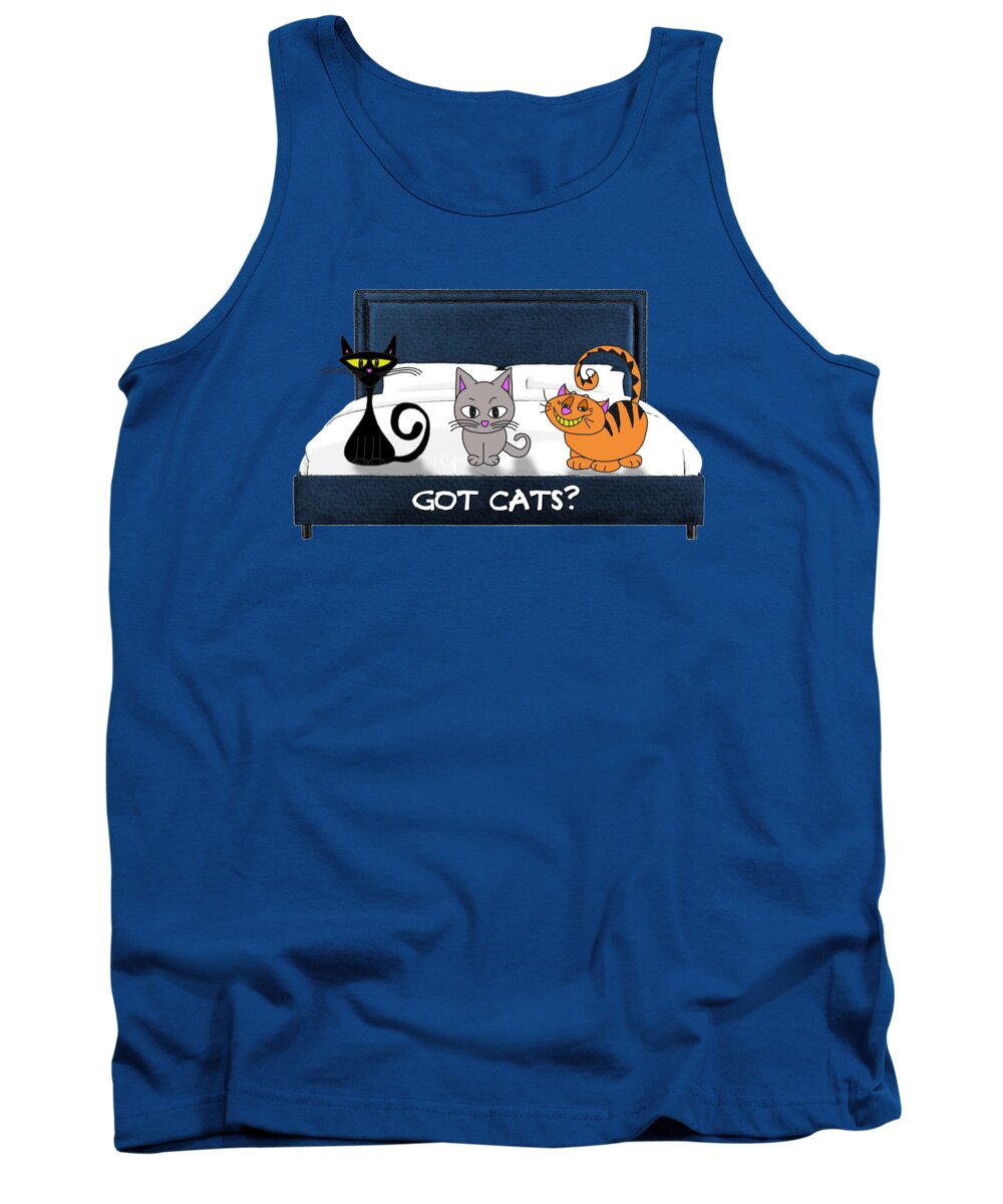 Cats Tank Top featuring the digital art If You Have Cats by John Haldane