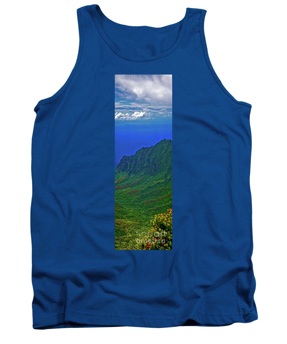 Napali Tank Top featuring the photograph Kauai NaPALI COAST STATE WILDERNESS PARK by Tom Jelen