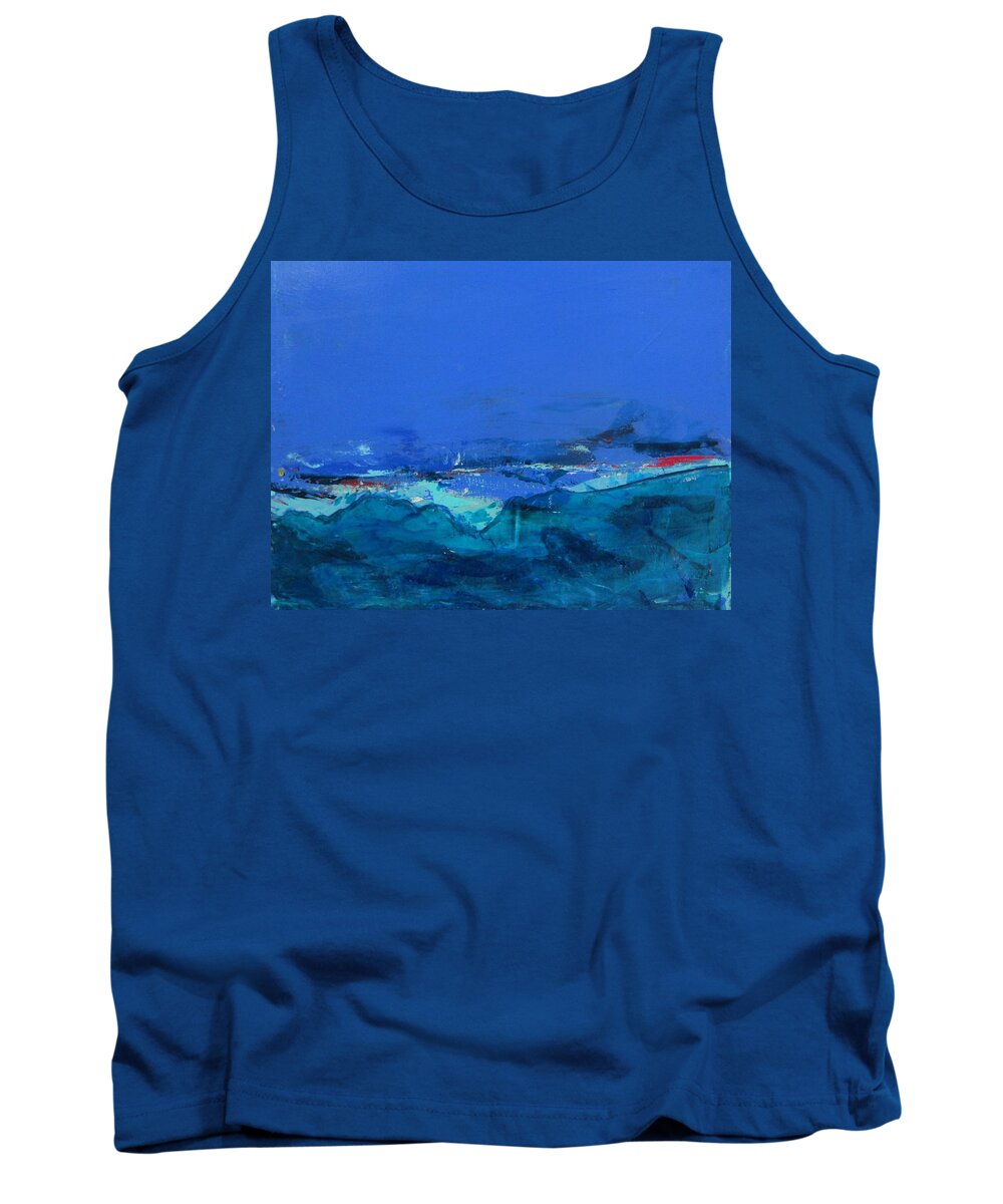 Art Tank Top featuring the painting La promesse by Francine Ethier