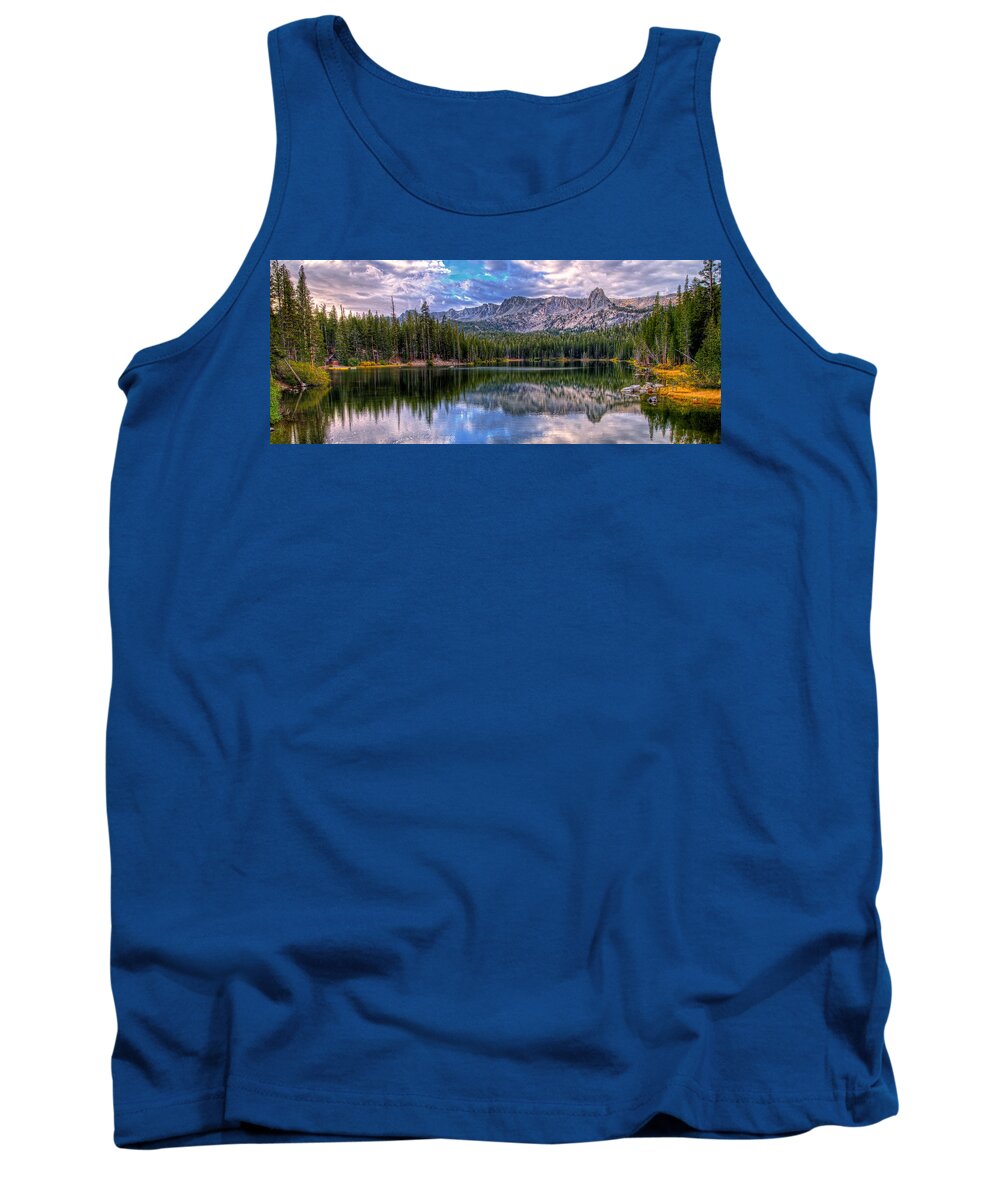 Panorama Tank Top featuring the photograph Lake Mamie Panorama by Lynn Bauer