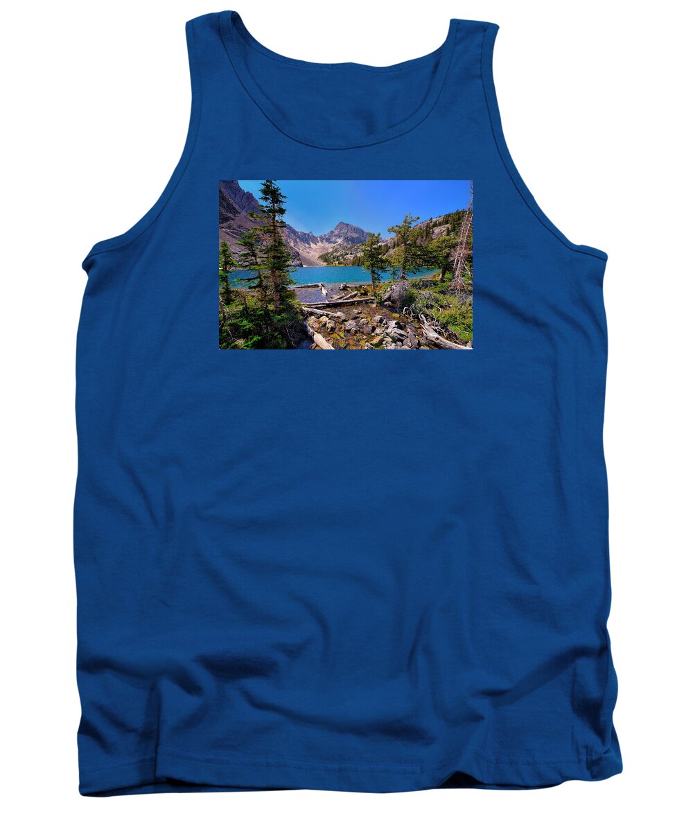 Merriam Lake Tank Top featuring the photograph Merriam Lake by Greg Norrell