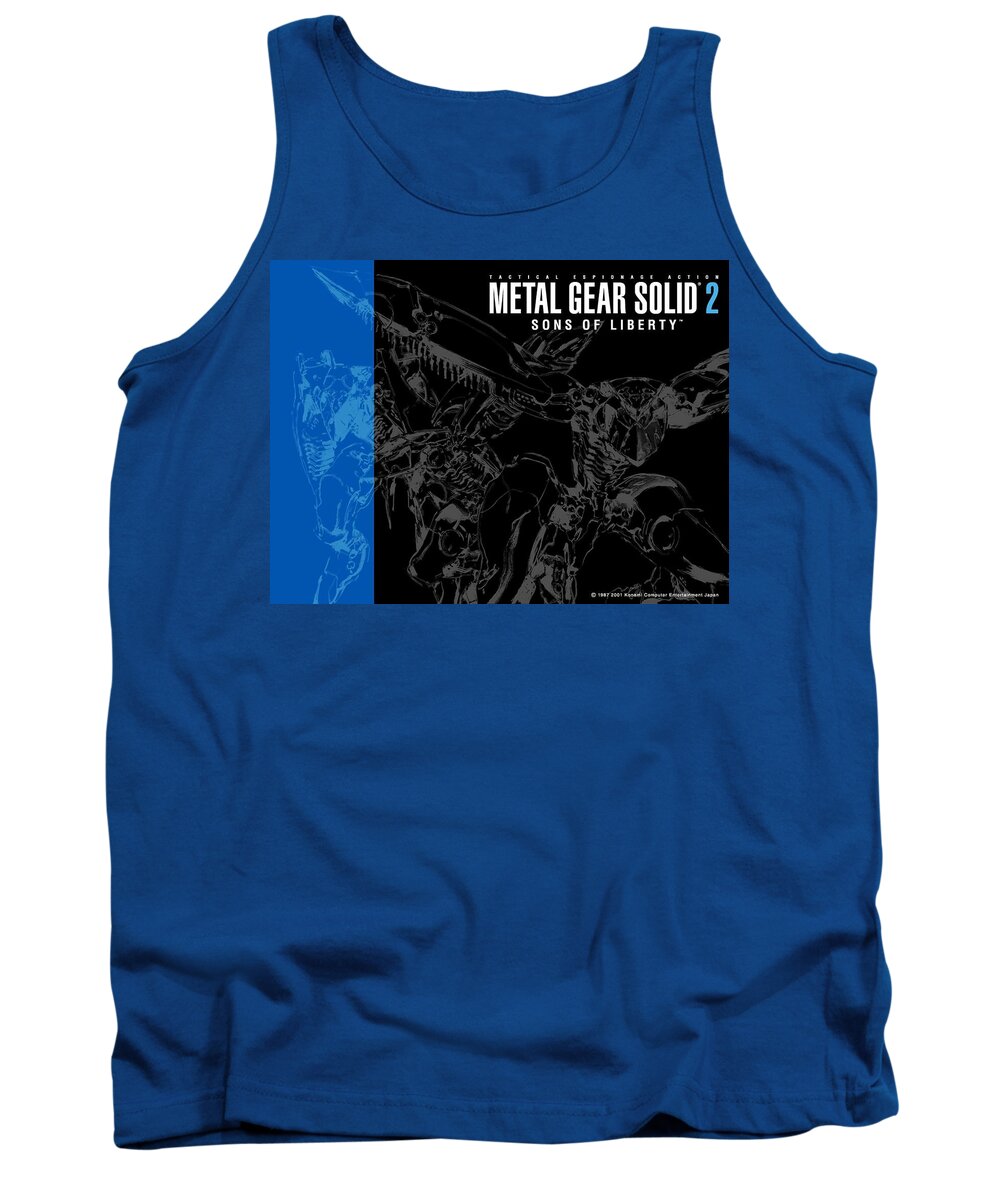 Metal Gear Solid 2 Sons Of Liberty Tank Top featuring the digital art Metal Gear Solid 2 Sons of Liberty by Maye Loeser