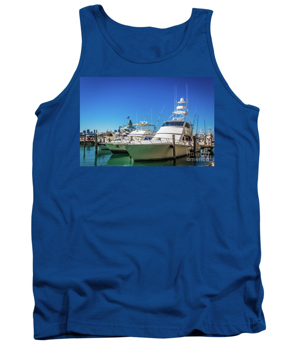 Luxury Yacht Tank Top featuring the photograph Luxury Yacht Artwork 28 by Carlos Diaz