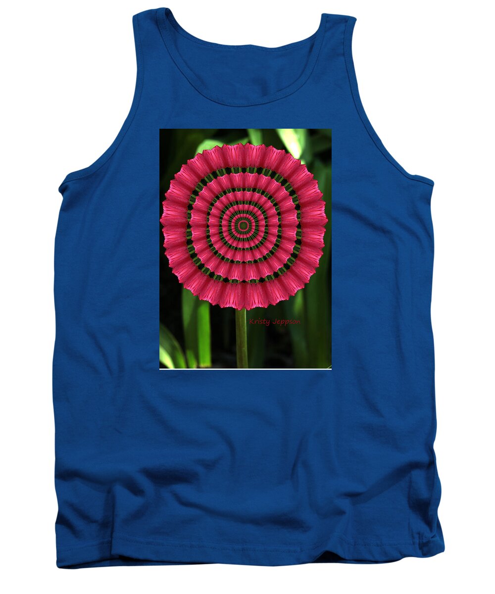 Tulip Tank Top featuring the photograph Tulip K2 by Kristy Jeppson