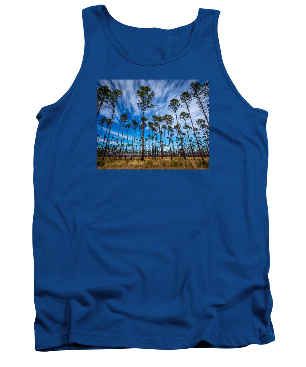 Art Tank Top featuring the photograph Okefenokee Sky by Gary Migues