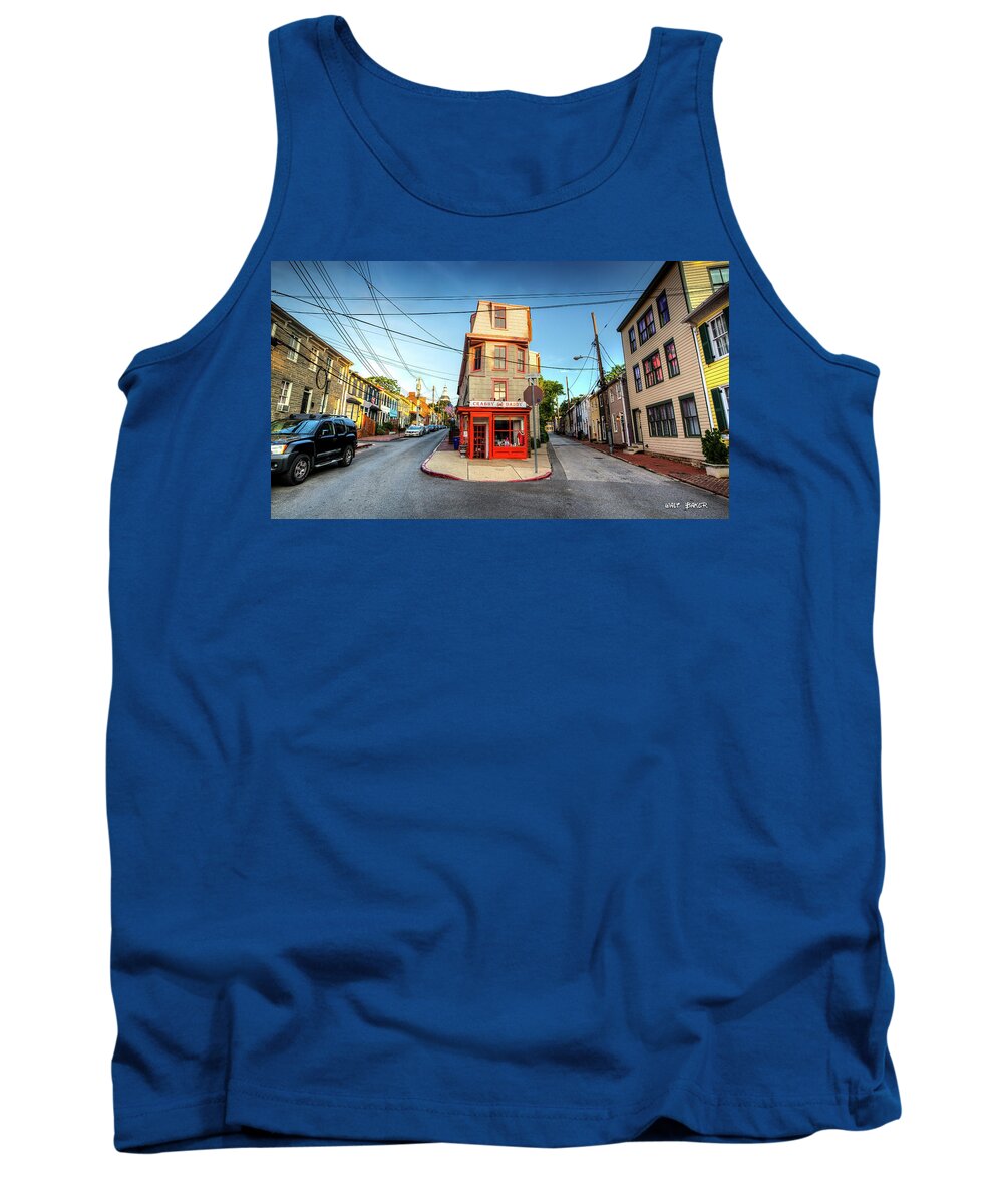 Annapolis Tank Top featuring the photograph Old School Annapolis by Walt Baker