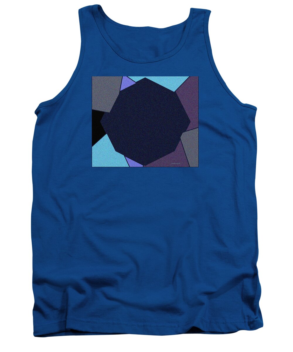 Abstract Tank Top featuring the digital art On the Job by Lenore Senior