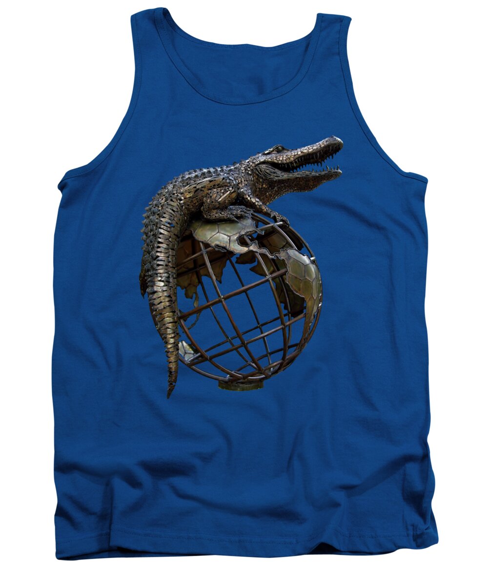 Gator Ubiquity Tank Top featuring the photograph On Top Of The World Transparent For T Shirts by D Hackett