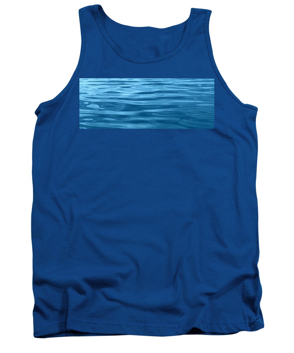 Blue Tank Top featuring the photograph Peaceful Blue by Steven Robiner