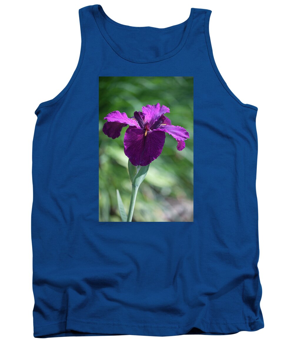 Photograph Tank Top featuring the photograph Pleasingly Purple by Suzanne Gaff
