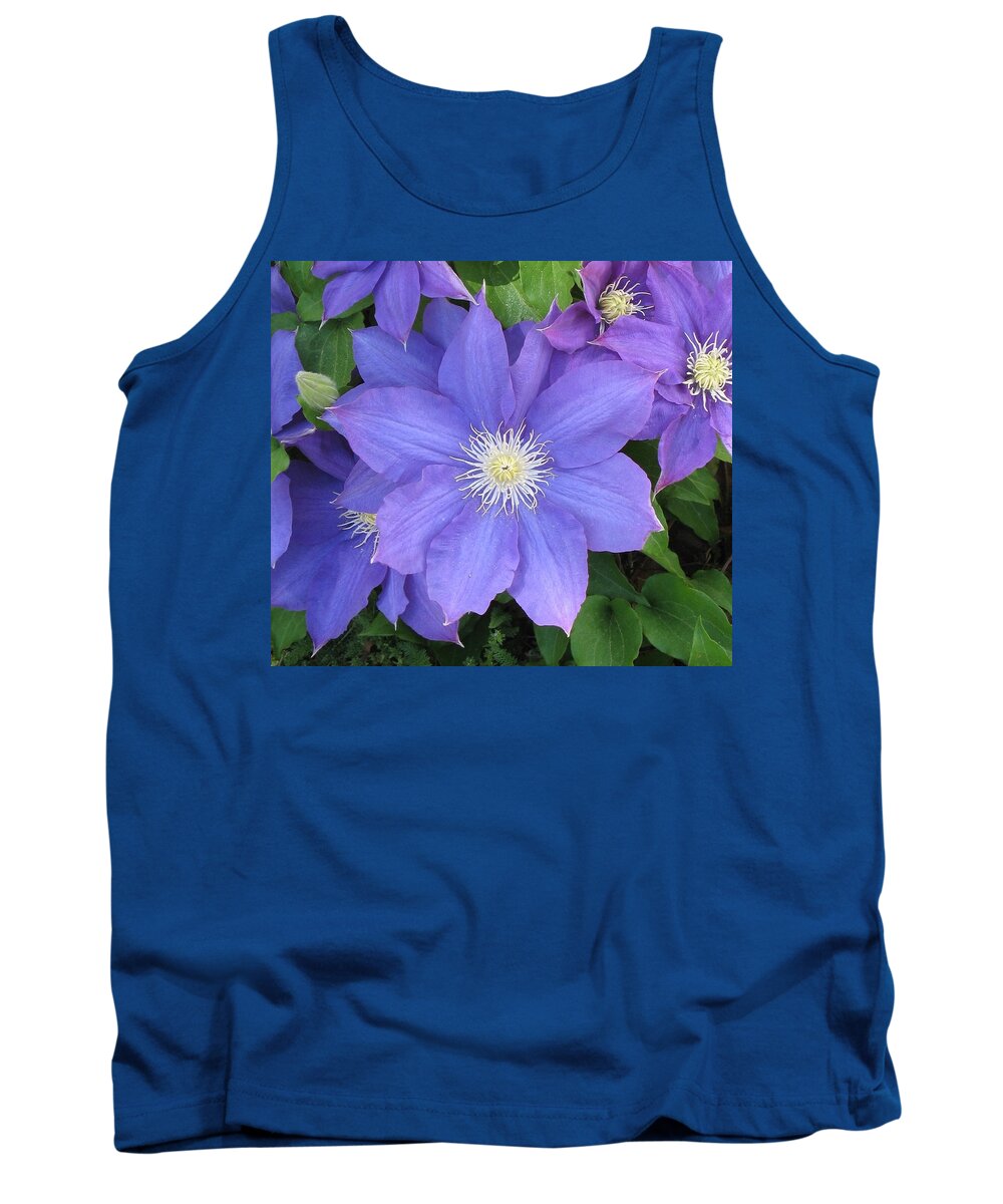 Flowers Tank Top featuring the photograph Purple Beauty by Ed Smith