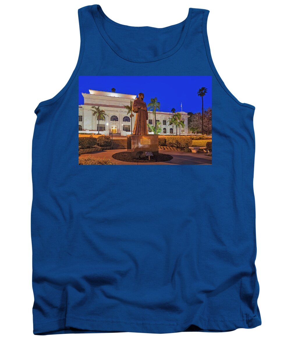 Ventura City Hall Tank Top featuring the photograph San Buenaventura City Hall by Susan Candelario