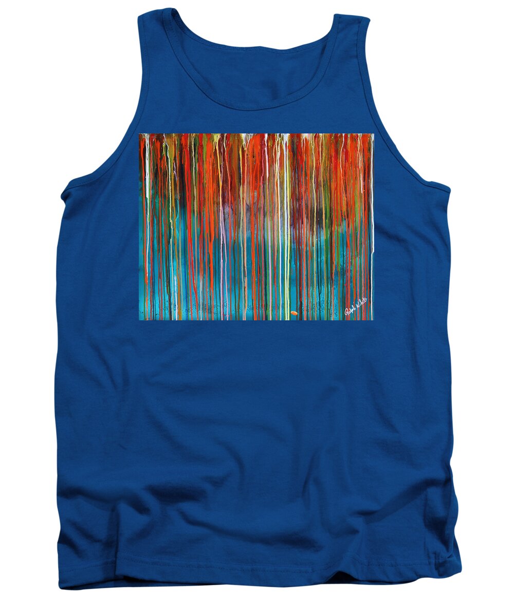 Fusionart Tank Top featuring the painting Seed by Ralph White