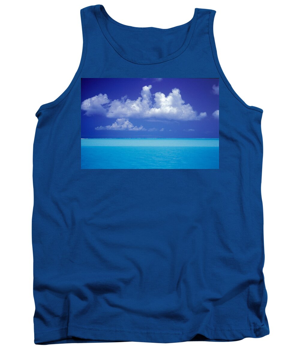 Afternoon Tank Top featuring the photograph Shades Of Blue by Ron Dahlquist - Printscapes