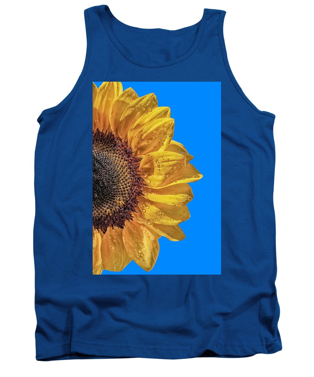 Sunflower Tank Top featuring the photograph Sunflower in the Sun by Sandi Kroll