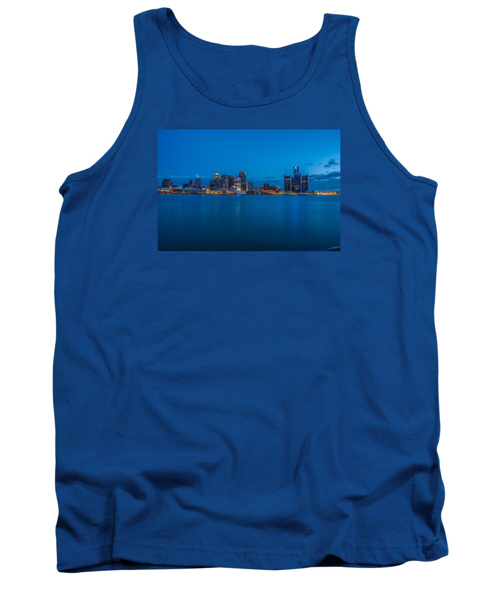 Detroit Tank Top featuring the photograph The Motor City by Pravin Sitaraman