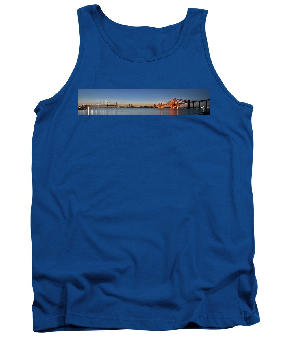 Scotland Tank Top featuring the photograph Three Forths at Dusk by Kuni Photography