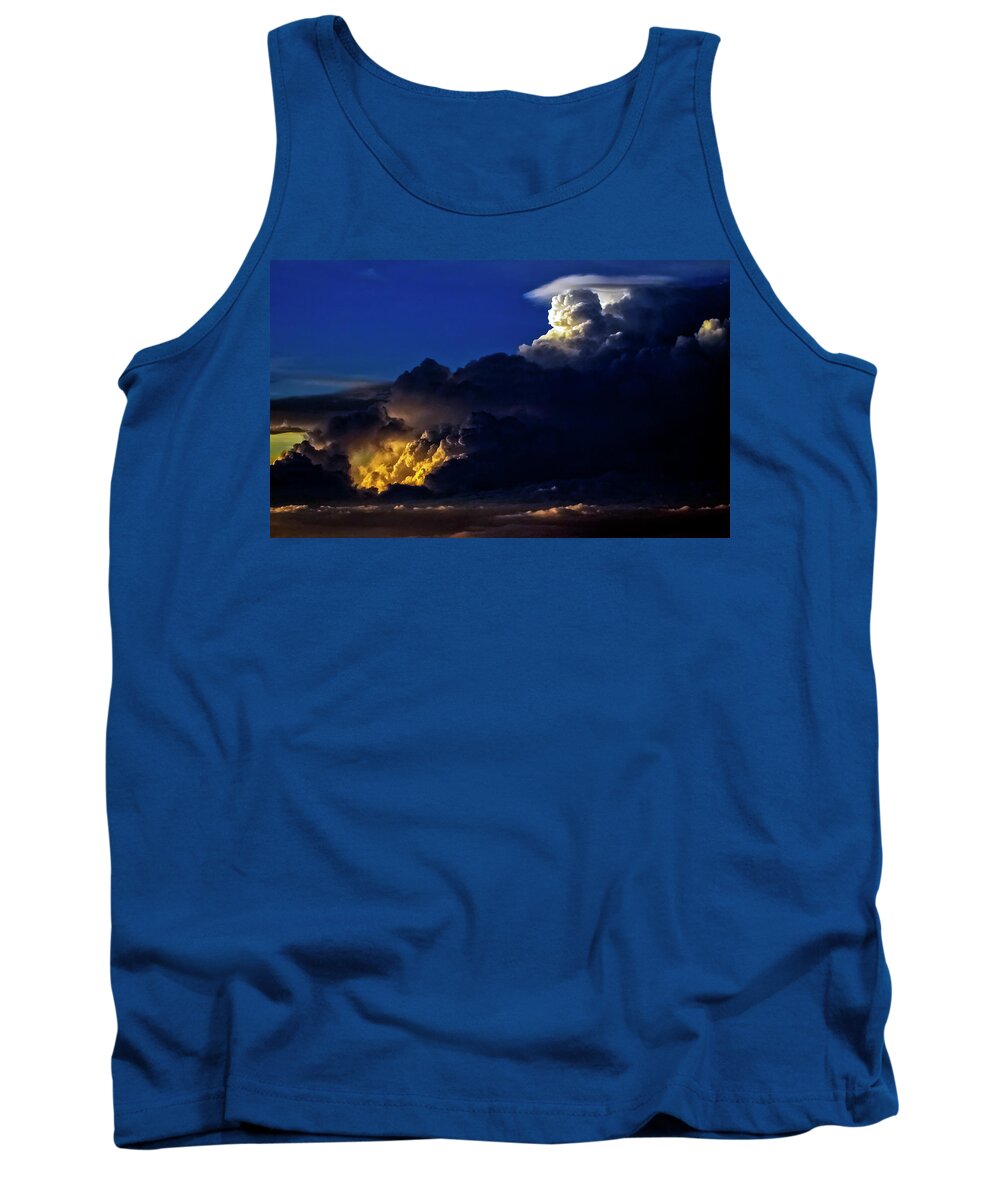 Thunderhead Tank Top featuring the photograph Thunderstorm II by Greg Reed