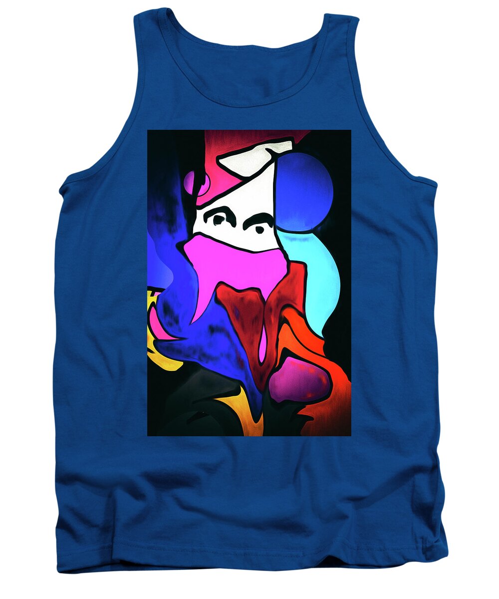 Abstract Tank Top featuring the photograph Untitled Work No. 1 by James Bethanis