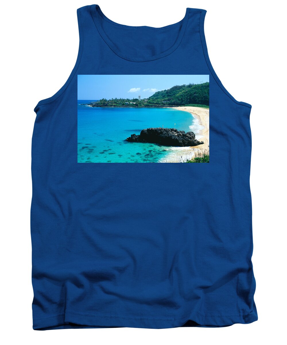 Afternoon Tank Top featuring the photograph Waimea Bay by Vince Cavataio - Printscapes
