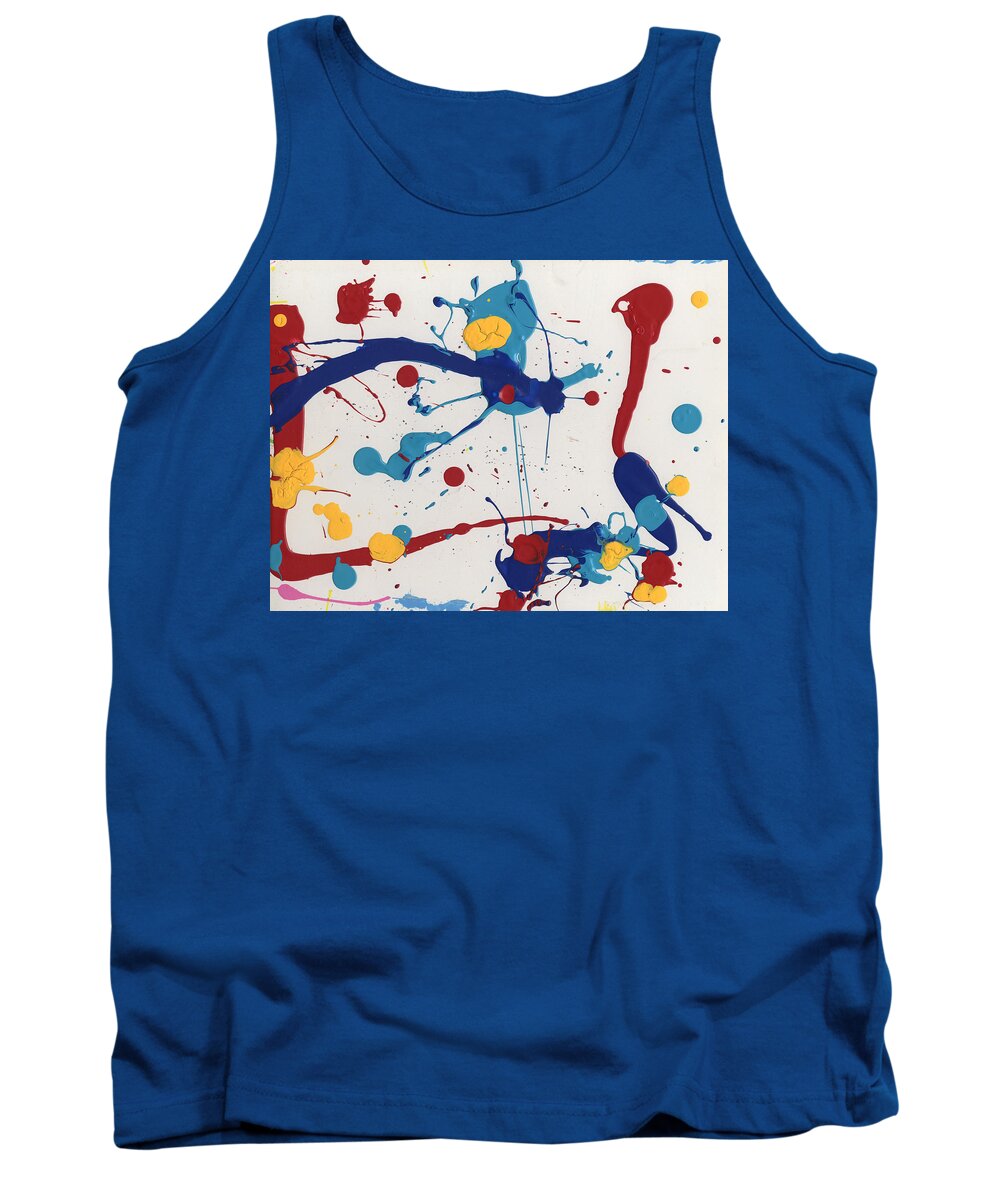 Meds Tank Top featuring the painting Waiting for the Meds to Kick In by Phil Strang