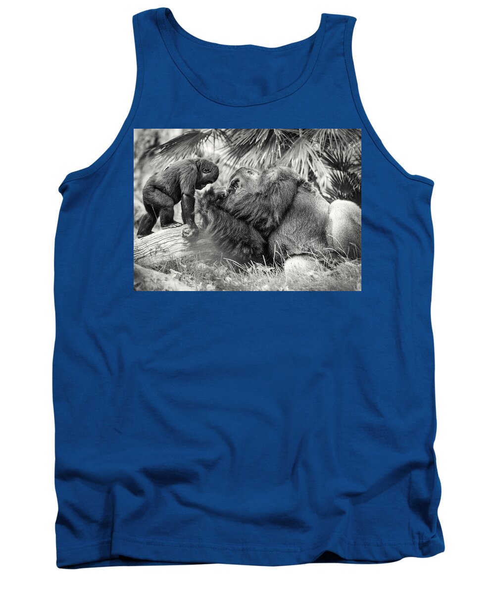 Gorilla Tank Top featuring the photograph Wisdom by William Blonigan