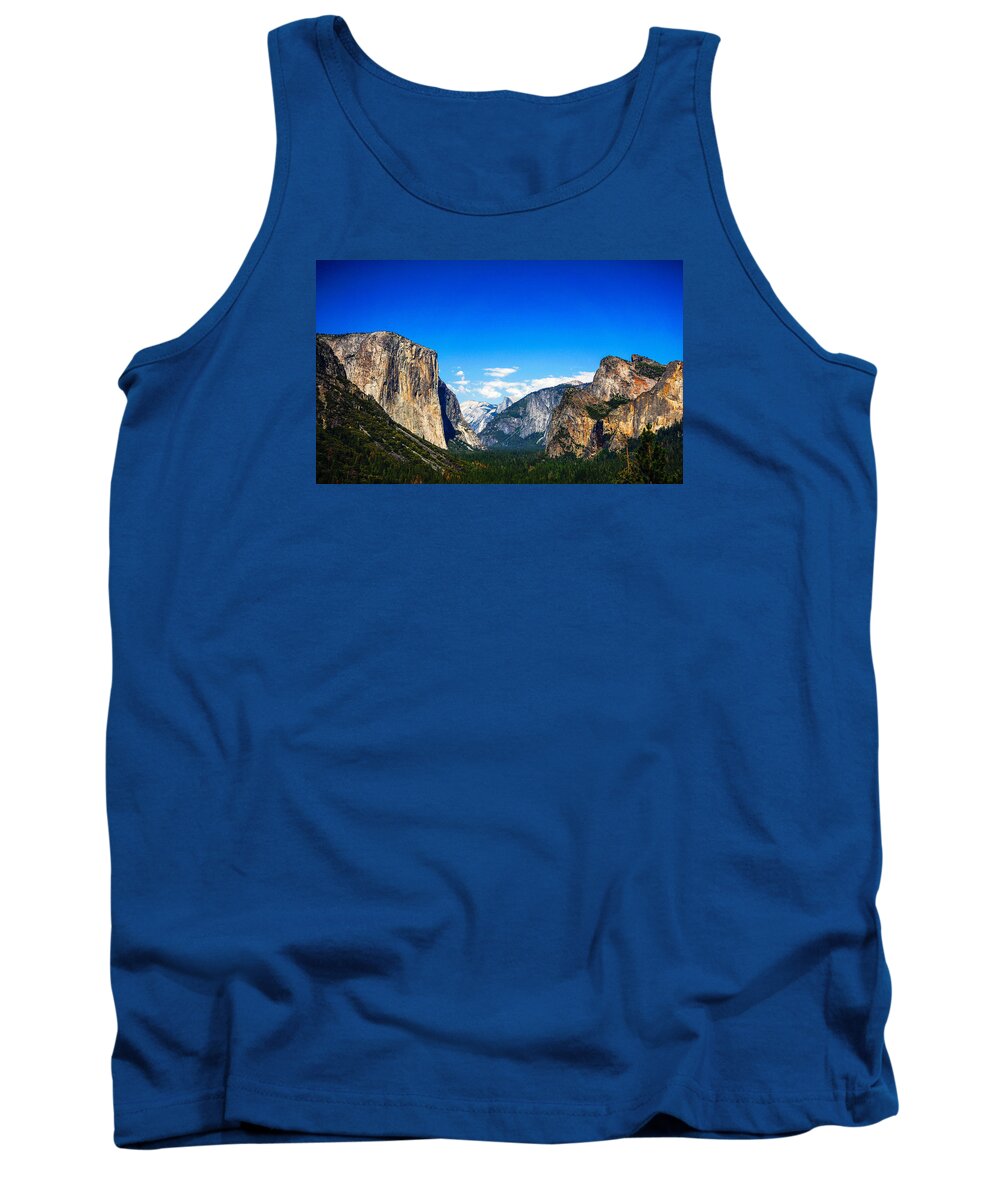 Mountains Tank Top featuring the photograph Yosemite Valley Closeup by Lawrence S Richardson Jr