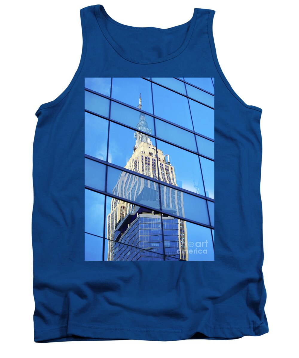 Empire State Building Tank Top featuring the photograph Empire State Building #2 by Tony Cordoza