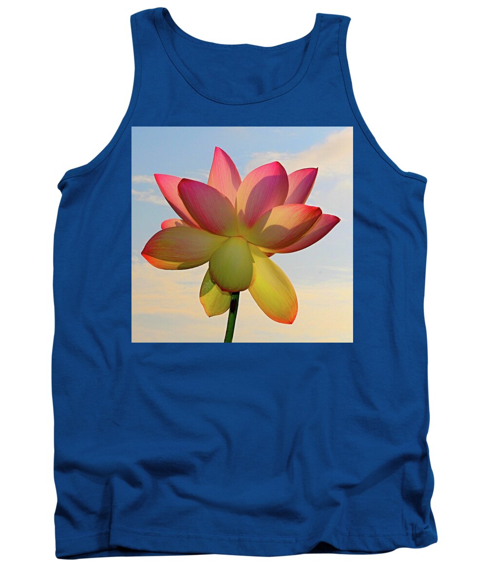 Lotus Tank Top featuring the photograph Lotus #4 by Gini Moore