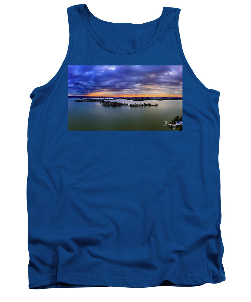  Tank Top featuring the photograph Indian Isle Sunrise by Brian Jones