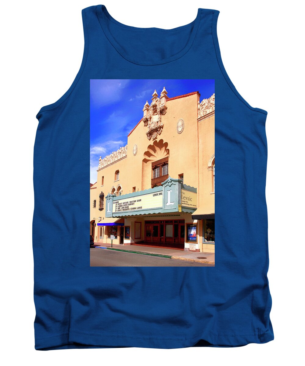 Lensic Tank Top featuring the photograph Lensic Performing Arts Center by Chris Smith