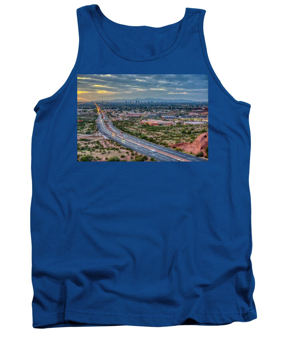 Road Tank Top featuring the photograph McDowell Road by Anthony Giammarino