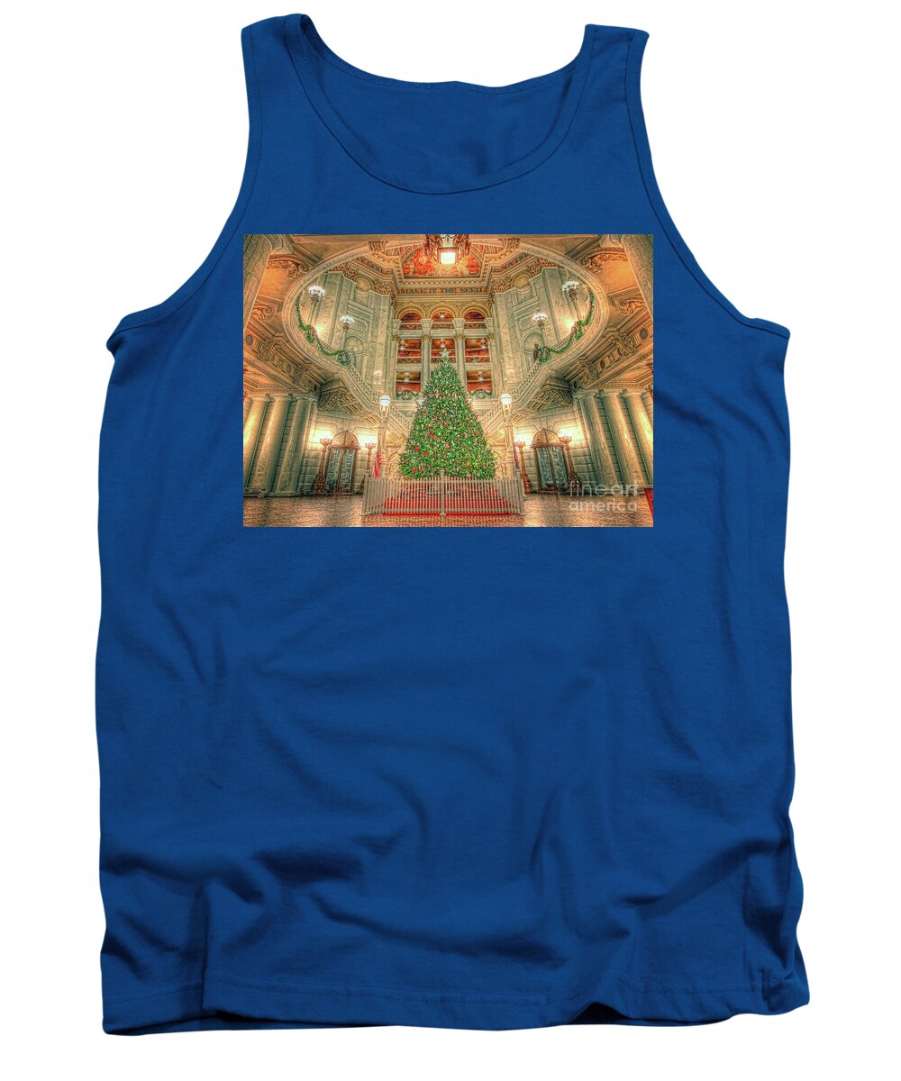 Christmas Tank Top featuring the photograph O Christmas Tree by Geoff Crego
