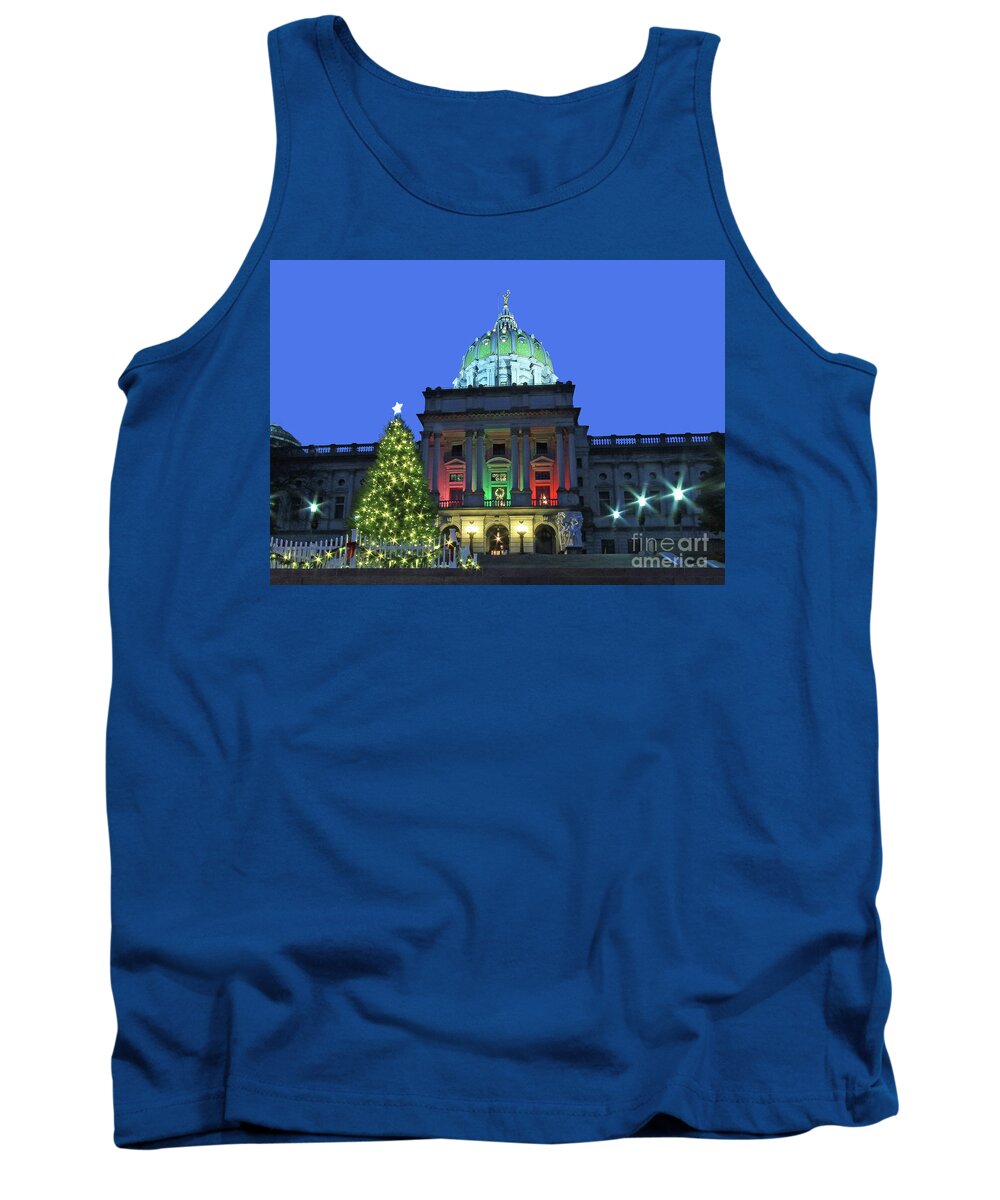 Christmas Tank Top featuring the photograph Silent Night by Geoff Crego