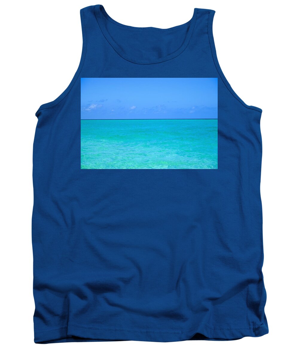 Beach Tank Top featuring the photograph Tranquil Waters by Mary Ann Artz